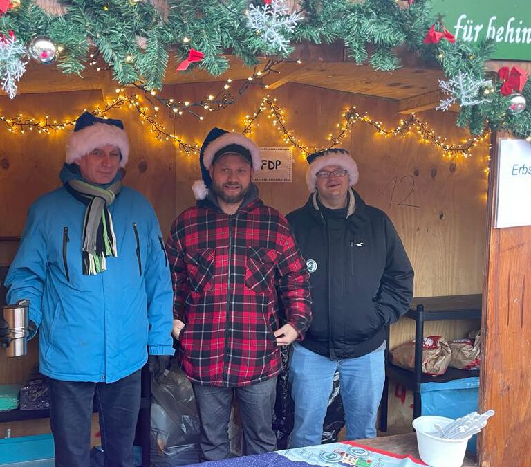 Erbsensuppen für den Christkindlmarkt