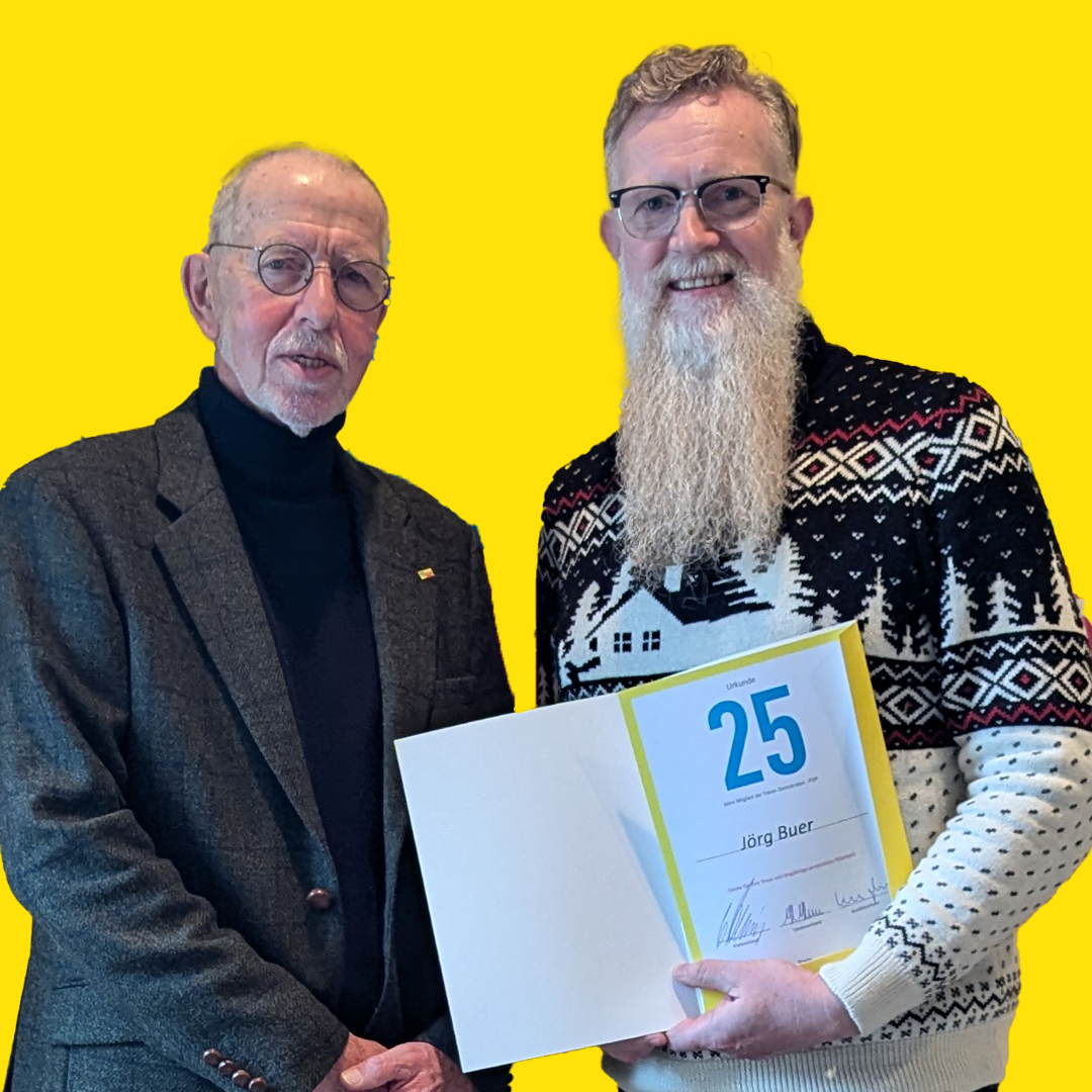 Ehrung für 25 Jahre Engagement: Jörg Buer ausgezeichnet