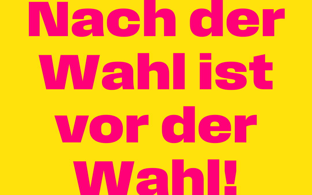 Nach der Wahl ist vor der Wahl – Mönchengladbach entscheidet über seine Zukunft!