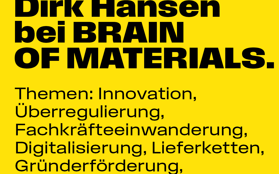 Geschützt: Besuch von Dirk Hansen bei BRAIN OF MATERIALS: Innovation, Unternehmertum und politische Herausforderungen