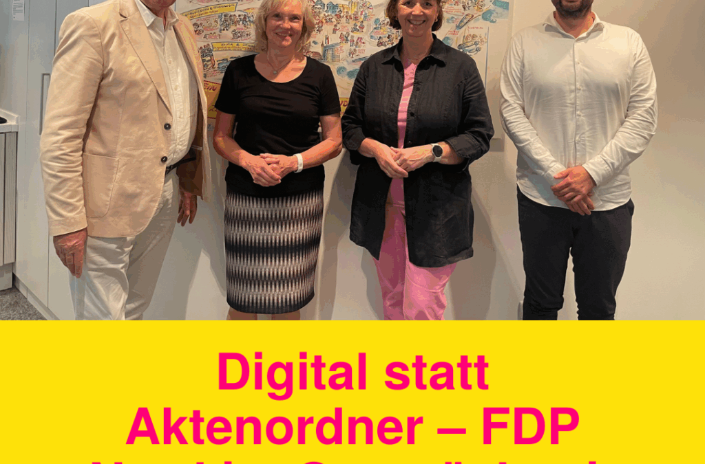 Endspurt im Kommunalwahlkampf – FDP-Landtagsabgeordnete Angela Freimuth gibt Mönchengladbacher Kollegen Tipps