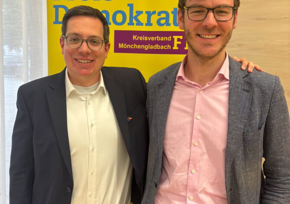 FDP Mönchengladbach wählt seine beiden Kandidaten für die Landtagswahl