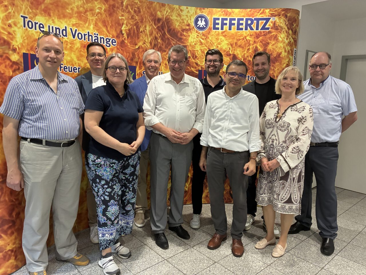 Wir müssen dafür sorgen, die Jugend von der Straße zu bringen – FDP Nord besuchte Effertz-Tore GmbH